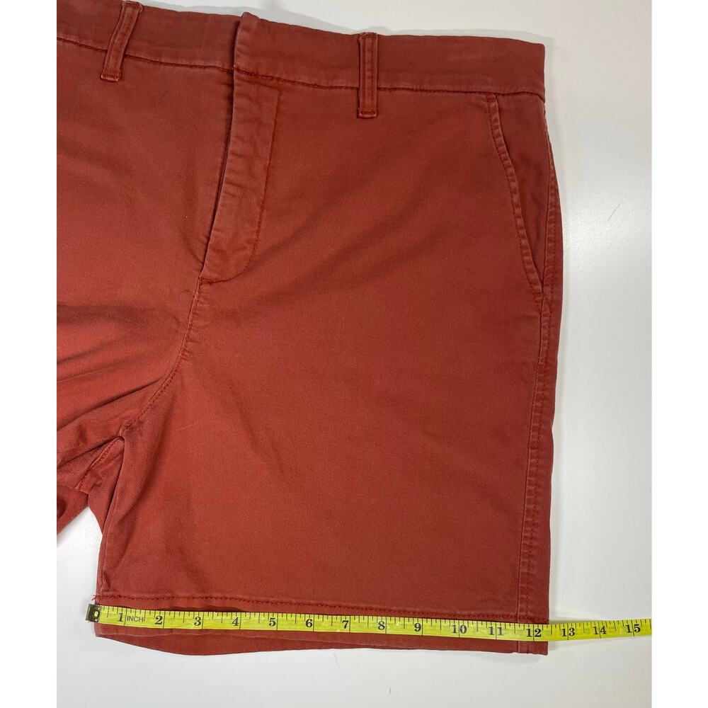 Anne Klein Womens 12 Salmon Stretch Chino Shorts Mid Rise Casual Summer - Picture 7 of 10